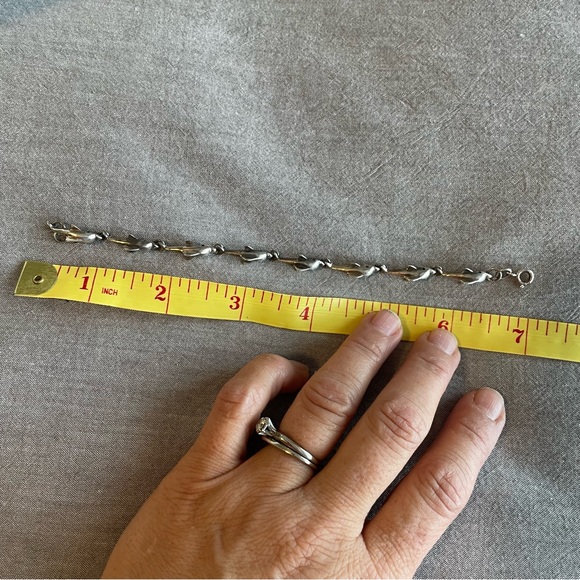 Sterling Silver Dolphin Jewelry Set, Bracelet, Earrings, Charm, Accessories - Picture 4 of 7